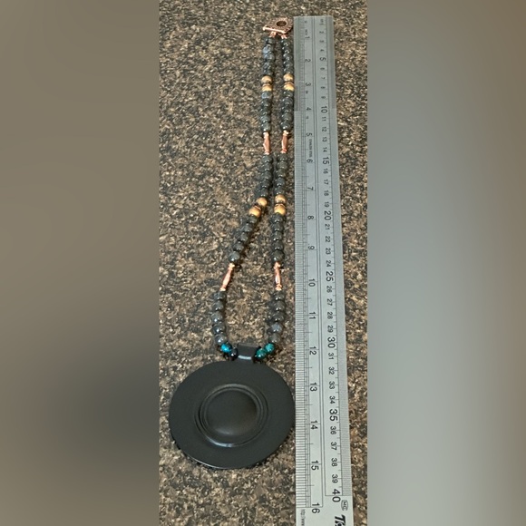 30 inch long Labradorite bead Necklace NWOT - Picture 12 of 12